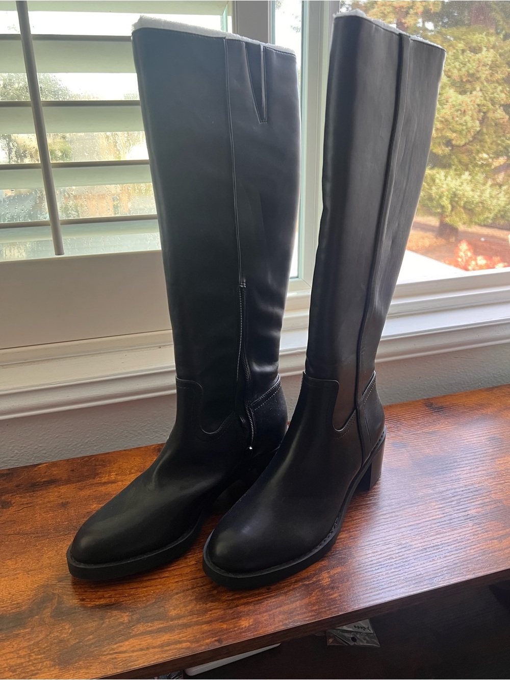 LOFT Black Over-the-Knee Riding Boots